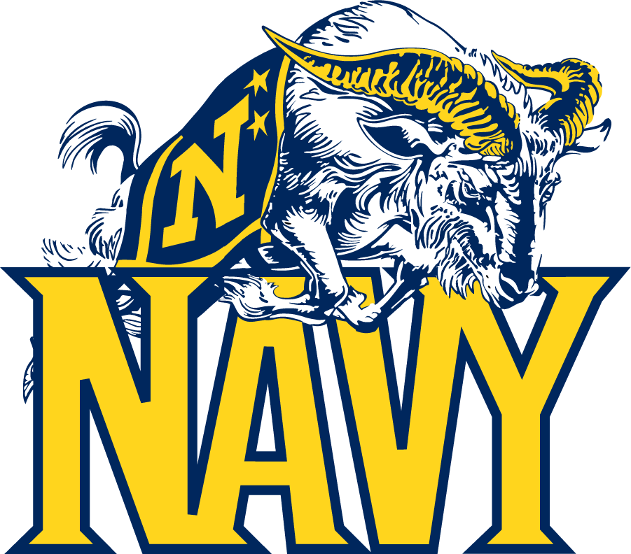 Navy Midshipmen 1996-2009 Alternate Logo diy DTF decal sticker